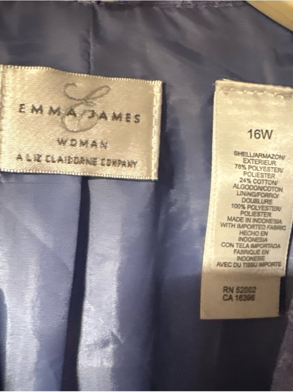 Emma James Lavender Paisley Jacquard Blazer Jacket - Picture 3 of 4